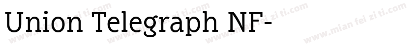 Union Telegraph NF字体转换
